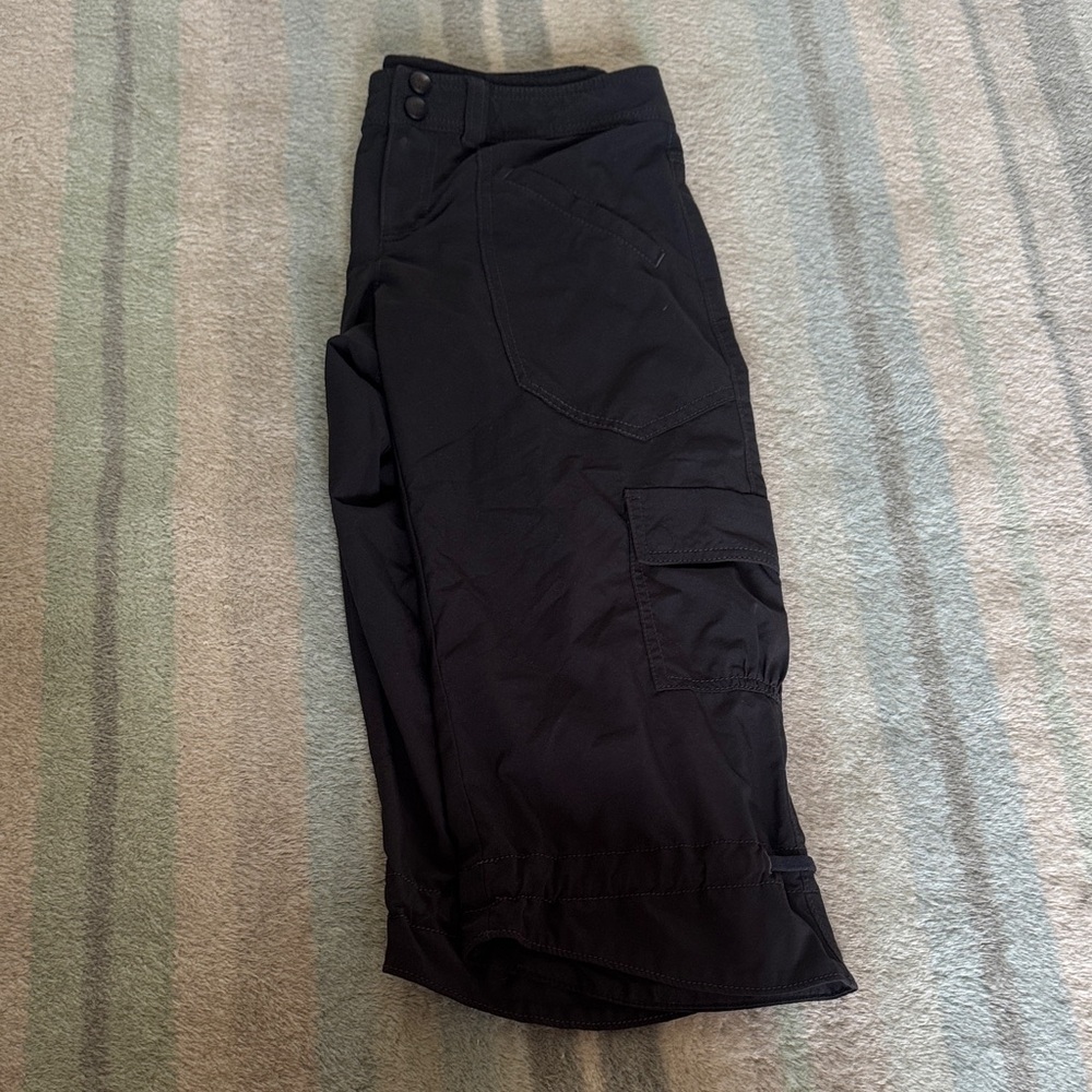 Athleta Black Cargo Pants - Versatile Slim Fit